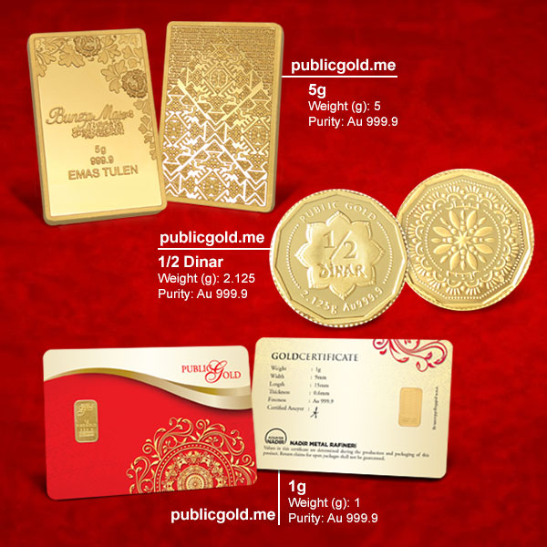 Small bars Public Gold